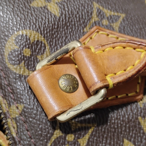 FLASH SALE! Authentic Louis Vuitton Monogram 30 Handbag W Dust Bag SP0929 - Picture 14 of 14